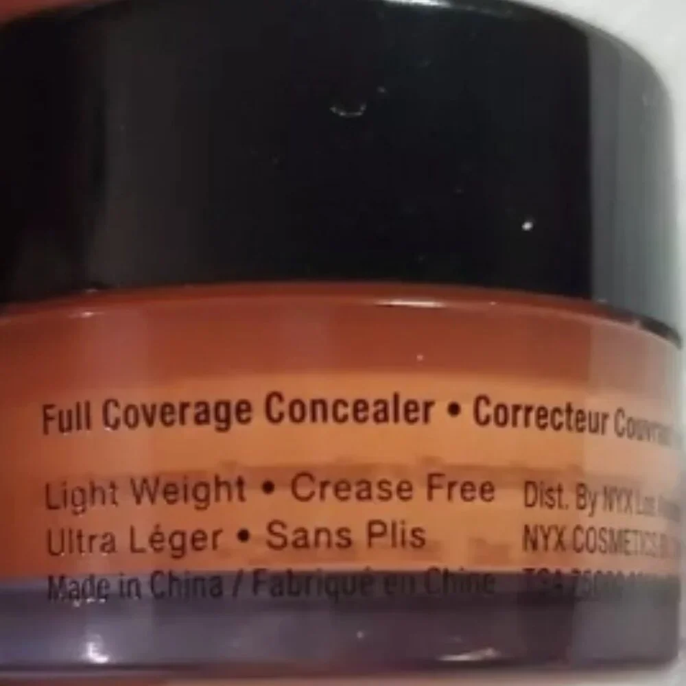 NYX Make up Concealer Orange NEW Sealed. Covers Dark Spots Under Eye Cir…